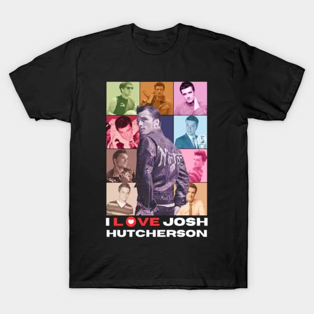 I Love Josh Hutcherson -I heart Josh Hutcherson T-Shirt by canpu